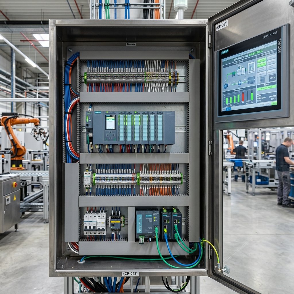 Smart Factory PLC & SCADA Process Control System