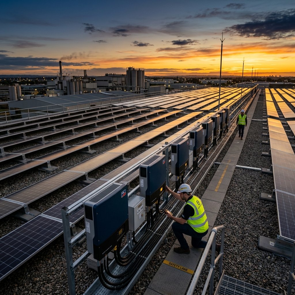 Commercial Solar PV Microgrid & Net Metering Solution